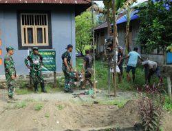 Atasi Krisis Air Bersih, Satgas TMMD Ke-126 Kodim 1505/Tidore Bangun 4 Titik Sumur Bor di Oba Selatan “TNI Manunggal Air