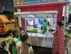 Gerai Ojol Mart Karet Tengsin Dukung Gerakan Pangan Murah dan Kamtibmas