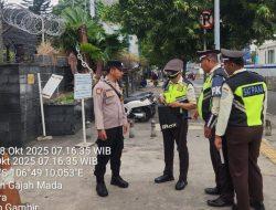 Polsek Metro Gambir Laksanakan Pengamanan Aset Vital di Kantor PT PELNI, Antisipasi Potensi Gangguan Selama Proses Persidangan