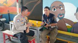 Polisi Sambangi Warga RW 05 Tanah Abang Sebagai Cooling System Sampaikan Imbauan Kamtibmas