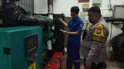 Bhabinkamtibmas Petamburan Cek Rumah Pompa Jati Pinggir, Cek Kesiapsiagaan Petugas dan Alat