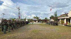 Kodim 1715/Yahukimo bersama Polres dan Jajaran Satgas TNI-Polri melaksanakan Apel dan Patroli Gabungan jelang 1 Desember 2025